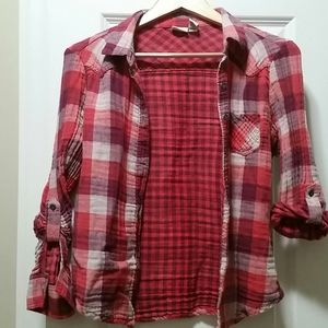 Mudd size M long sleeve checkered shirt